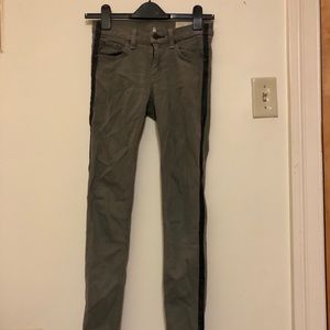 Rag and bone green skinny jeans